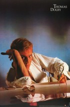 Thomas Dolby Poster Lei Blinded Me Con Scienza 1980s Colpo - £28.38 GBP