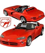 Vintage 1992 Dodge Viper RT/10 Red -Bburago Diamonds Italy 1:18 DiecastR... - $188.74 CAD
