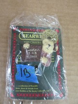 Boyds Bears Bon Ron Sweetbeary 02005-11 Bearwear Plush Bear Wearable Pin... - $12.16