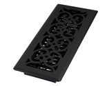 Floor Diffuser 4x12 Black Metal Register Vent Cover Cast-Iron Style Heat... - £21.37 GBP