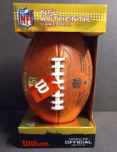 Wilson Duke Crucial Catch Official Leather NFL Authentic Game Football 2006 NEW - £133.54 GBP