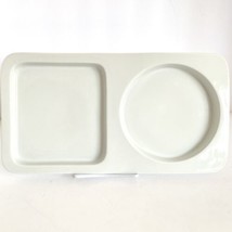 BIA Cordon Bleu Brie Round Cheese Crackers Appetizer Dessert White Serving Plate - £15.99 GBP