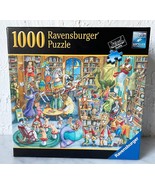 Ravensburger Midnight At The Library Art by Ingrid 1000 Piece Puzzle - C... - £18.64 GBP