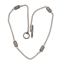 18&quot; Konstantino 18k gold and sterling station necklace - £332.73 GBP