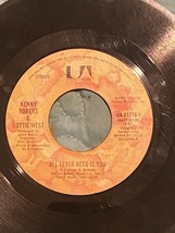 Kenny Rogers &amp; Dottie West- All I Ever Need Is You/ Another Somebody 7&quot; ... - $5.00