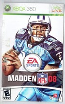 EA Sports Madden 2008 Microsoft XBOX 360 MANUAL Only - $9.70
