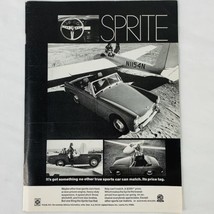1967 Austin Healey Sprite Vintage British Sports Car Print Ad 8&quot; x 11&quot; - $6.62
