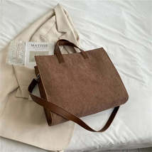Vintage Corduroy Tote Bags - Crossbody Messenger Tote Bags for all occasions - £18.82 GBP