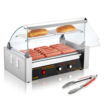 VEVOR Hot Dog Roller 7 Rollers 18 Hot Dogs Capacity 1050W Stainless Gril... - $191.86 CAD