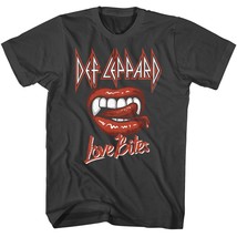 Def Leppard Love Bites Lips Men&#39;s T Shirt - £27.01 GBP+