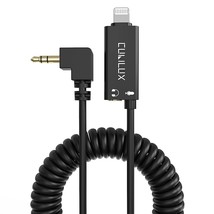Cubilux Lightning Microphone Cable For Iphone Ipad To Connect Rode Boya Movo - £31.07 GBP