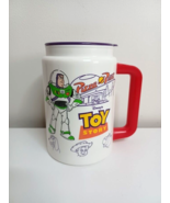 VTG Disney&#39;s Toy Story Pizza Planet Buzz Lightyear Whirley Mug w/ Lid Co... - £7.42 GBP