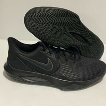 Nike precision v basketball shoes all black size 12 us men - £79.13 GBP