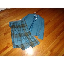 Vintage Pendleton Suit school girl pleated plaid skirt 12 P Perfect condition - £18.76 GBP