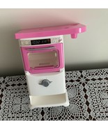 Mattel Barbie Microwave Oven Chef Playset Piece FHP57 Pink 6 In Door Ope... - £8.62 GBP