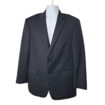 Tommy Hilfiger 2 Button Blazer ~ Sz 42R ~ Black with Blue Pinstripes - $112.49