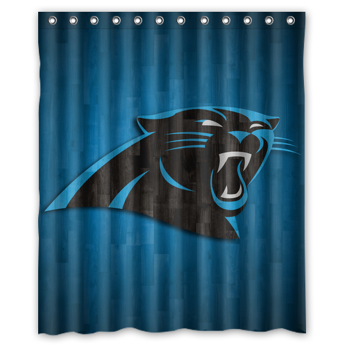 New!!! Carolina Panthers Custom Waterproof Polyester Shower Curtain 4 Size Item image 4