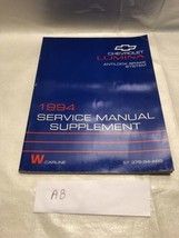 1994  CHEVROLET LUMINA ANTILOCK BRAKE SYSTEM SERVICE MANUAL SUPPLEMENT GM - $8.17