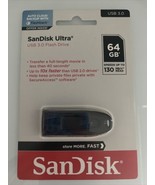 NEW SanDisk Ultra 64GB 64 GB USB 3.0 Flash Jump Drive w/ SecureAccess So... - £9.67 GBP
