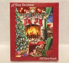 Vermont Christmas Company puzzle Cozy Christmas 550 piece Randy Wollenmann - £3.21 GBP