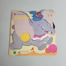 Dumbo Golden Shape Book Soft Cover Disney Vintage 1977 - £6.74 GBP