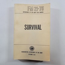U.S. Army Survival Book FM 21-76 Illustrated Survivalist Guide Handbook 1970 - £10.80 GBP