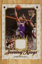 NBA 2007-08 Fleer Ultra Scoring Kings Shawn Marion Suns Jersey Patch SK-19 - £7.75 GBP