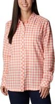 Columbia Camp Henry Shirt Coral Reef Gingham ( M ) - £54.47 GBP