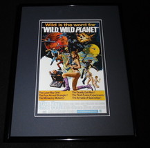 Wild Wild Planet Framed 11x14 Poster Display Tony Russell Lisa Gaston - £27.21 GBP