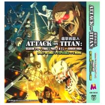 DVD Anime Attack on Titan Season 1-3 + Final Part 1&amp;2 + Junior High 9 Sp 2 Movie - £42.53 GBP