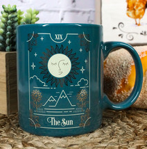 Wicca Fortune Teller Psychic Tarot Cards The Sun Ceramic Tea Coffee Mug Cup - £15.25 GBP