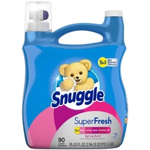 2Cts 95 fl oz Snuggle Plus Super Fresh Liquid Fabric Softener, Spring Burst - $69.00