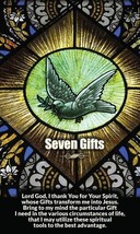 Seven Gifts of the Holy Spirit, Holy Card, 5-pack, - £10.20 GBP
