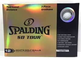 New Spalding SD Tour 3 Piece Urethane Tour Distance Golf Balls-One (1) Dozen - £11.86 GBP