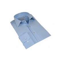Men's Dress Shirt Christopher Lena 100% Cotton Wrinkle Free C507WS0R Blue image 4