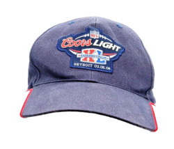 Super Bowl XL 2006 Detroit NFL Hat Cap Coors Light Beer Promo - £9.98 GBP