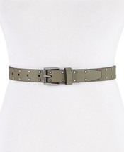 MSRP $38 Dkny Pebble Studded Skinny Belt Green Size XL - $9.40