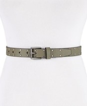 MSRP $38 Dkny Pebble Studded Skinny Belt Green Size XL - $15.67