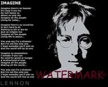JOHN LENNON MOTIVATION LYRICS IMAGINE PUBLICITY PRINT PHOTO - $4.84+