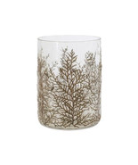 Dried Cedar Glass Candle Holder 8&quot;H - $1,173.46 MXN