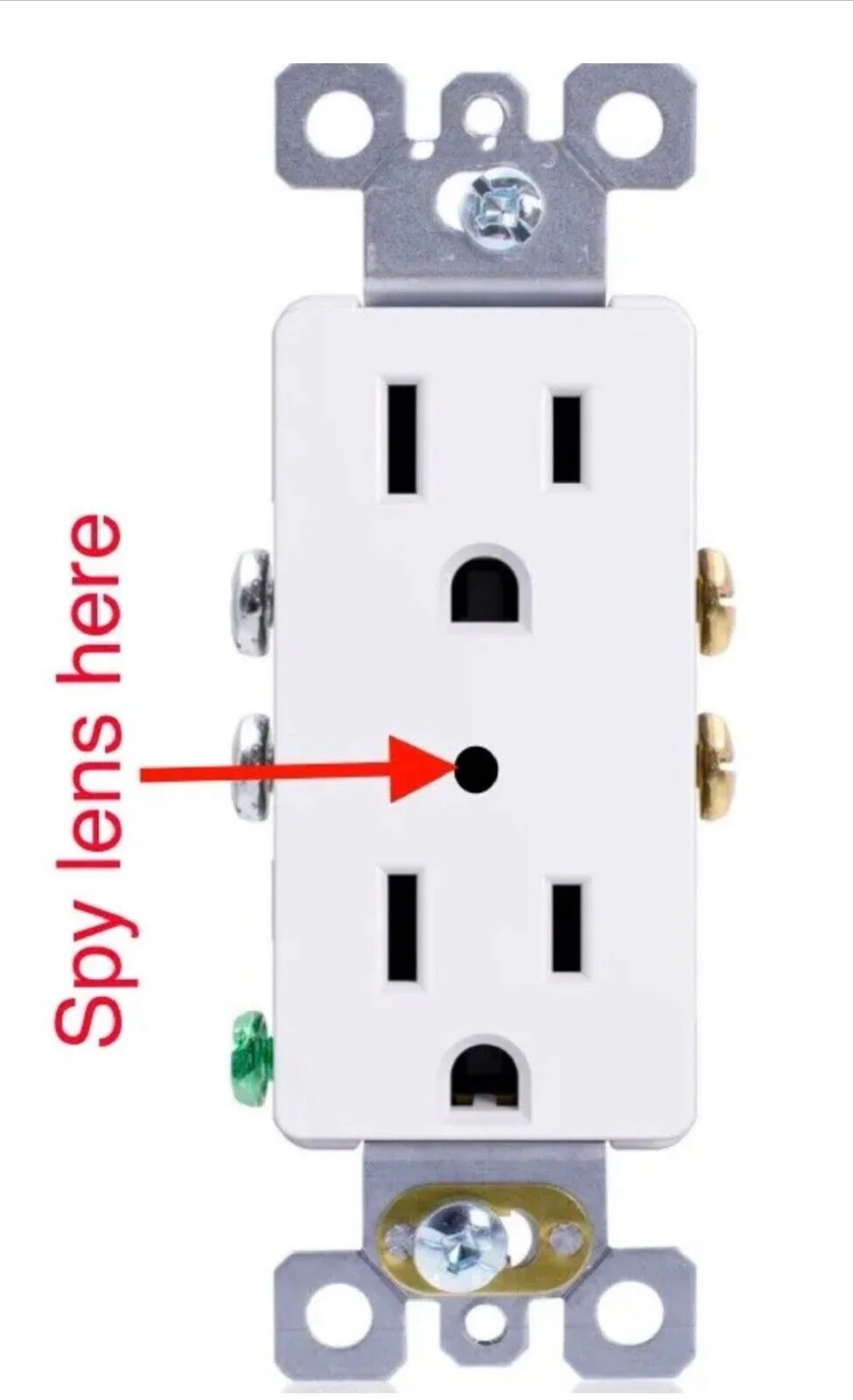 4K Hardwired Hidden Outlet Camera WiFi Home Monitor Motion Detect Audio Video - $219.99