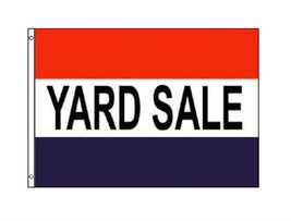 3x5 Yard Sale Red White and Blue Makerting Advertising Flag 3&#39;x5&#39; Banner Brass G - £3.89 GBP