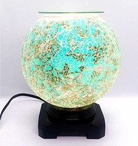 The Gel Candle Company Large Glass Globe Decorative Mosaic Pattern Diffuser Arom - $48.45