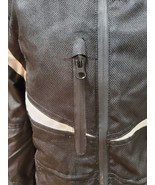 Bilt Men Black Long Sleeve Full Zipper Pockets Logo Motorcycle Jacket Si... - $88.90 CAD
