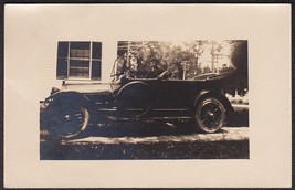 Man in Early Vintage Automobile Pre-1920 RPPC Real Photo Postcard - £10.15 GBP