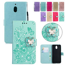 Nokia 2.1 3.1 5.1 2018 Glitter Diamond Magnetic Flip Leather Wallet Case Cover - $52.85