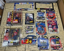 Jeff Gordon #24 Nascar Diecast Race Car Figurine Memorabilia Mix Lot of 14 Rare - £48.57 GBP