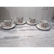 Midwinter Stonehenge Wild Oats Tea Cup &amp; Saucer, Set Of 4, Wedgewood Tab... - $23.76