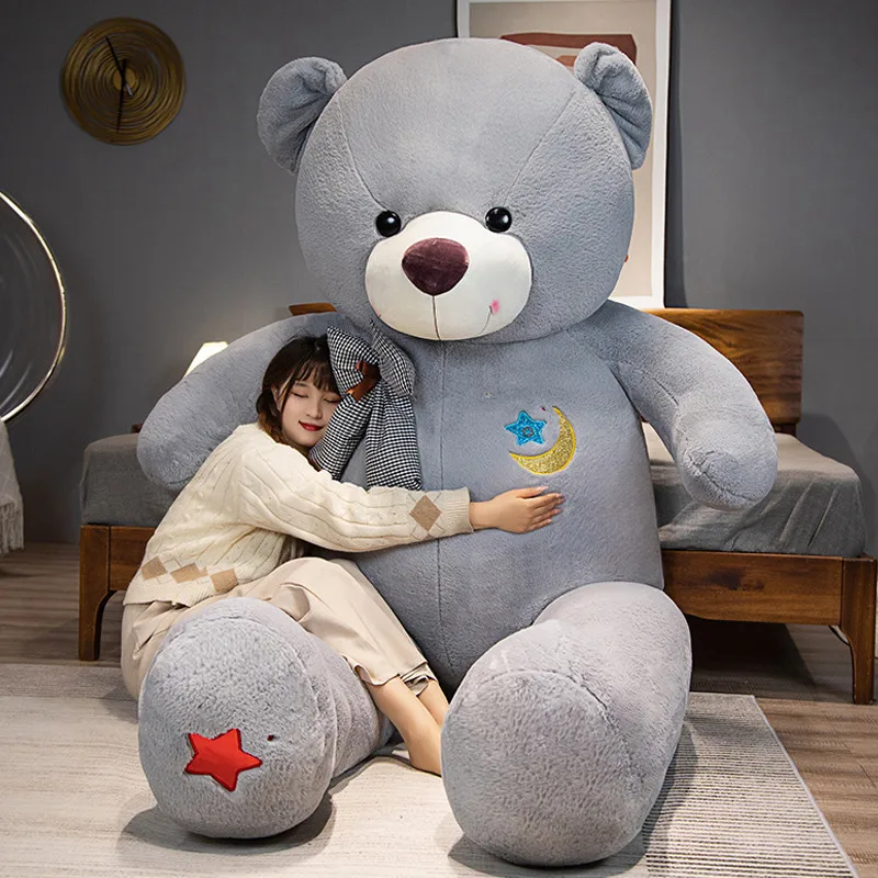 60-100cm Big Star Moon Teddy Bear Plush Toy Giant Stuffed Animals Birthday - £24.85 GBP+