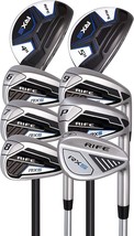 Rife Men&#39;s Regular RX5 #6-SW Iron Set + RX5 #4 Hybrid &amp; #5 Hybrid Woods - £275.46 GBP